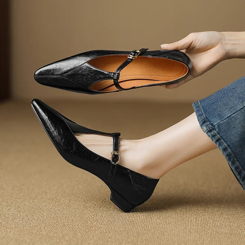 Ivra Genuine Leather Flats