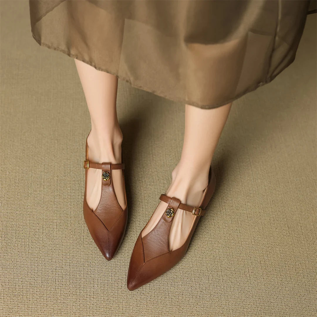 Marlene Genuine Leather Heels