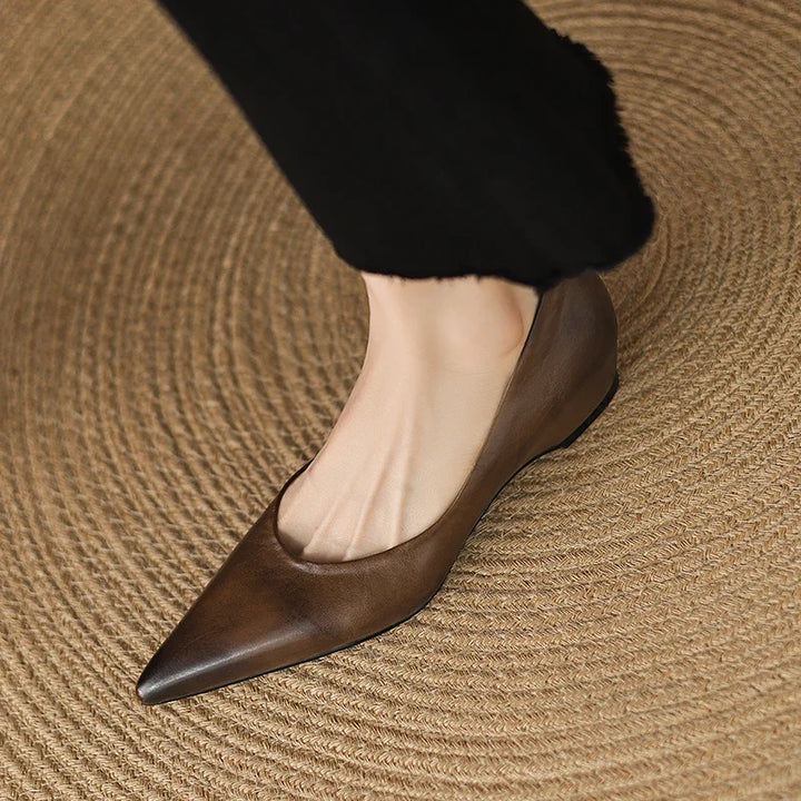 Avine Genuine Leather Flats
