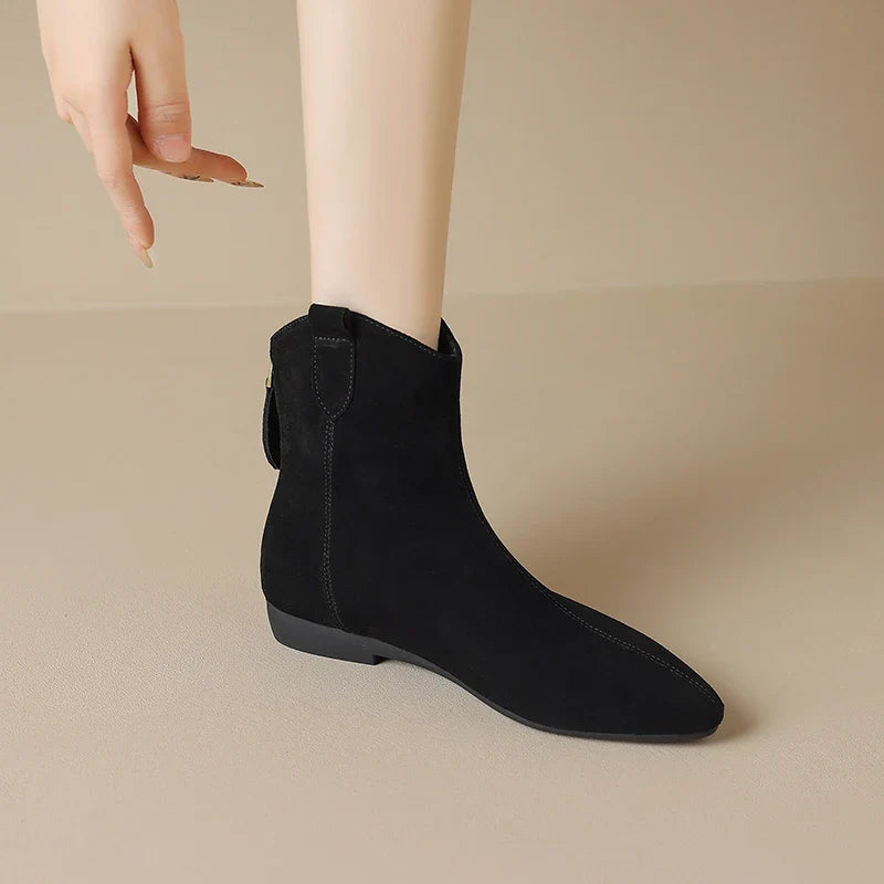 Renata Genuine Suede Chelsea Boots