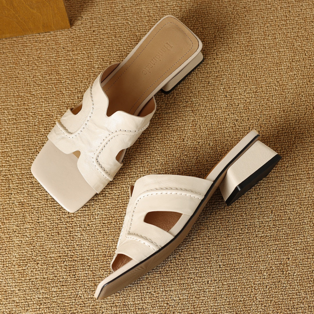 Orla Genuine Leather H-Strap Sandals