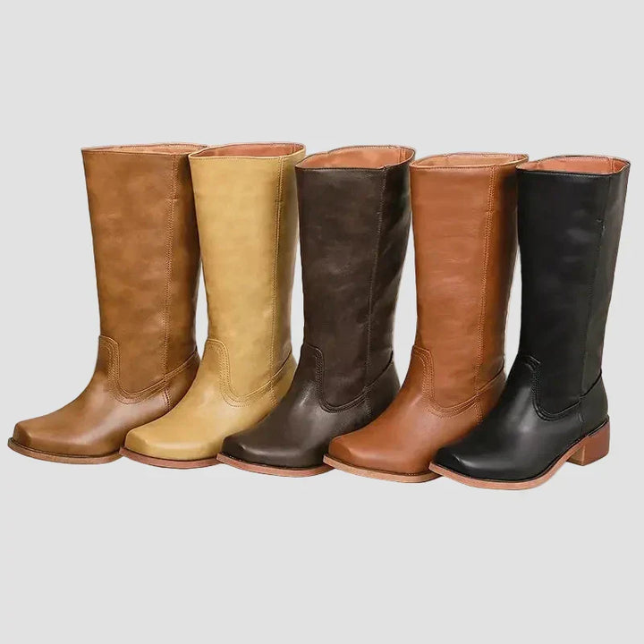 Despina - Classic Riding Boots with High Shaft