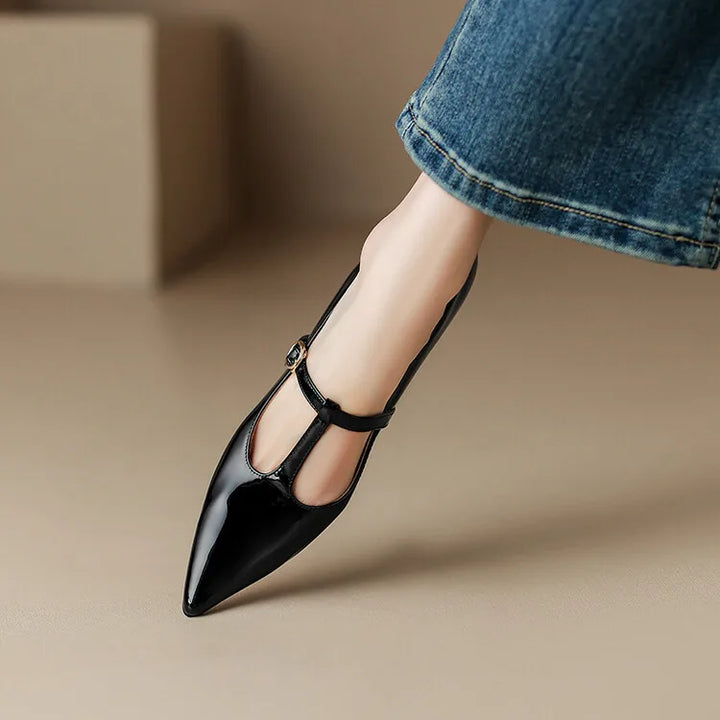 Authentic Leather Heels Ileen