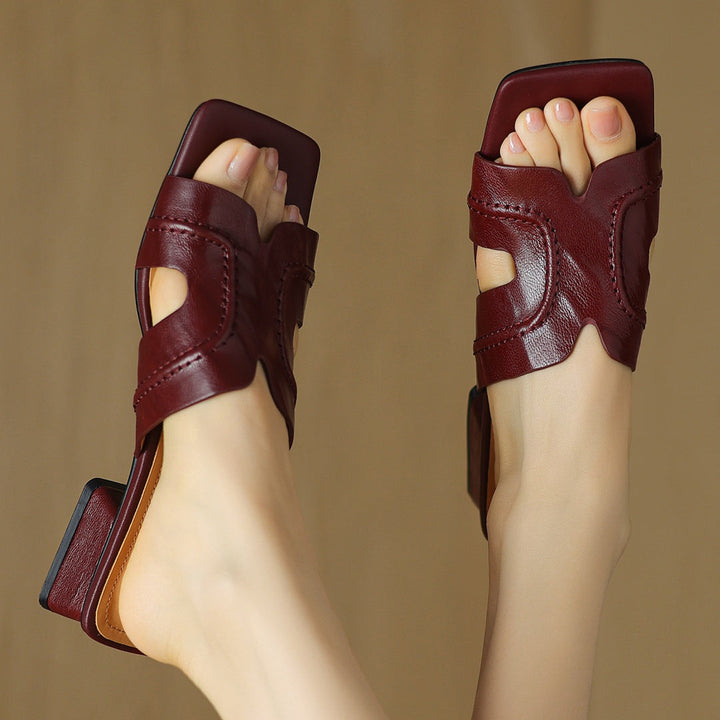 Orla Genuine Leather H-Strap Sandals
