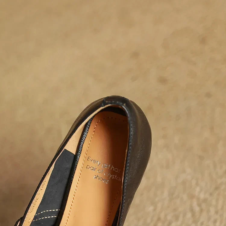 Authentic Leather Heels Auria
