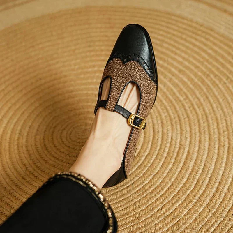 Sophie – Vintage Shoes with Buckle Design