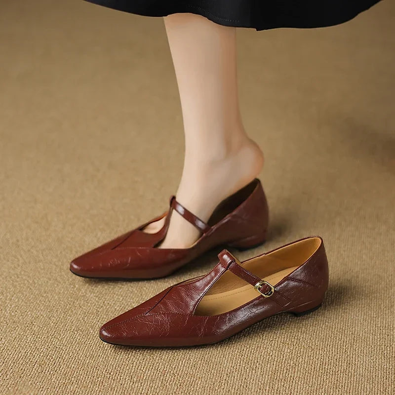 Biana Genuine Leather Heels