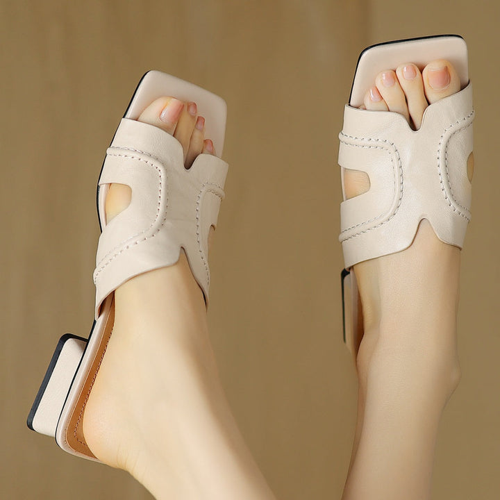 Orla Genuine Leather H-Strap Sandals