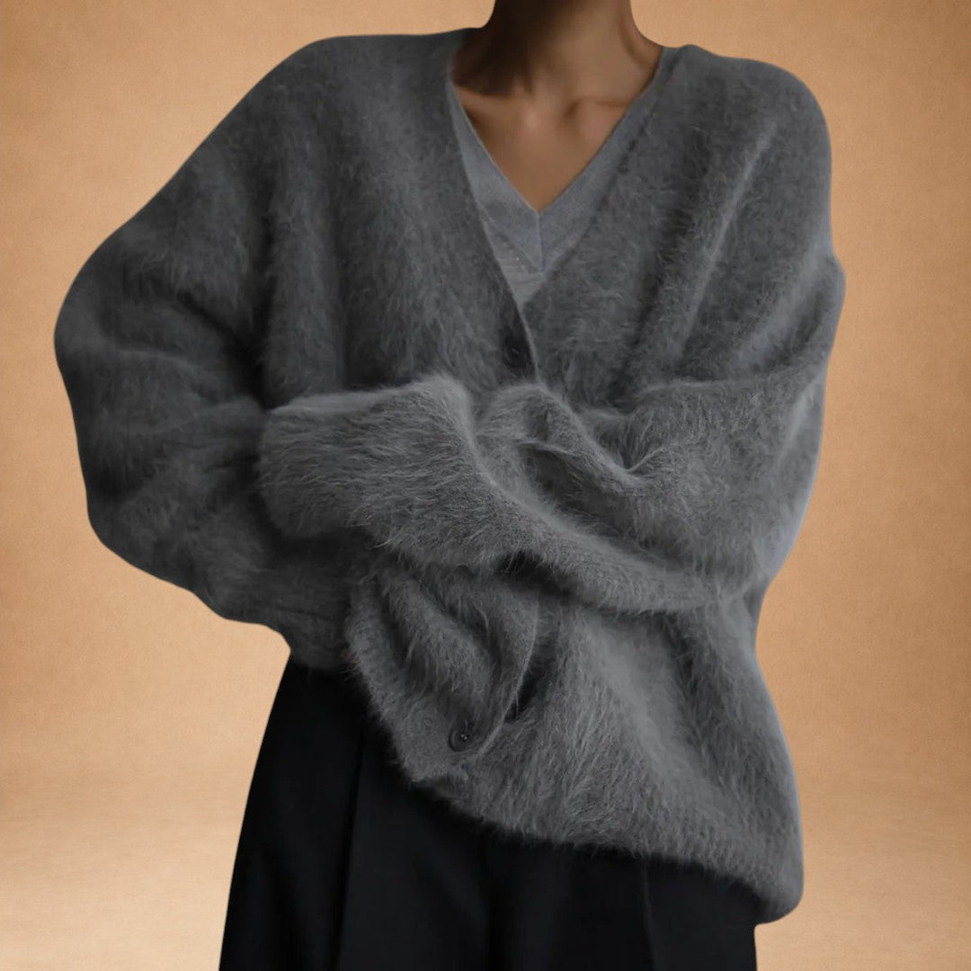 Luna - Controlled Cardigan in Cashmere