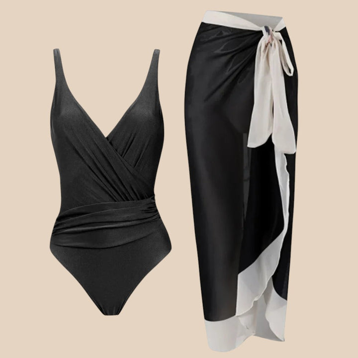 Jade – Beach Duo with Satin Skirt