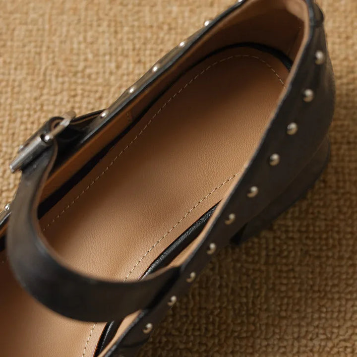 Elour Genuine Leather Heels