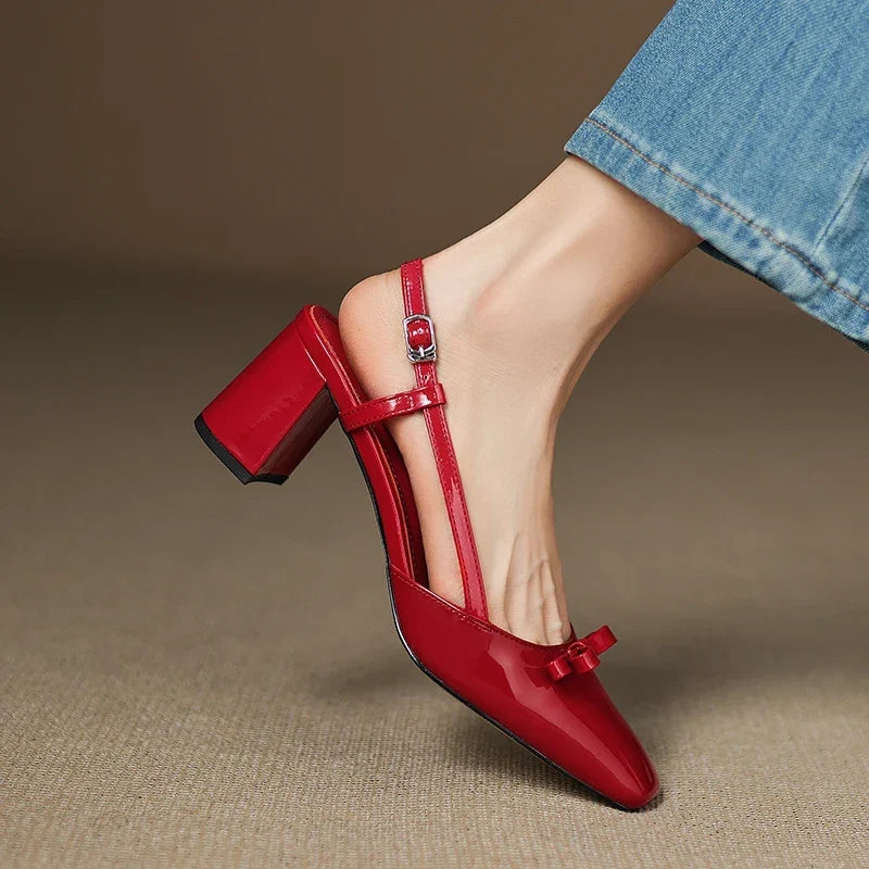 Authentic Leather Melani Heels