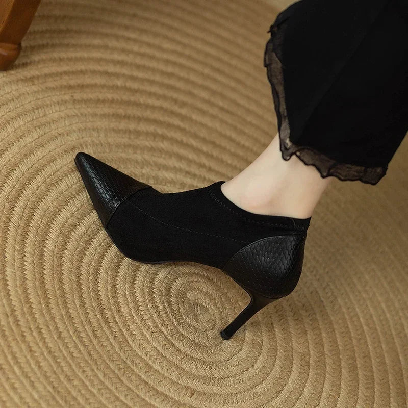 Deep Leather Heels