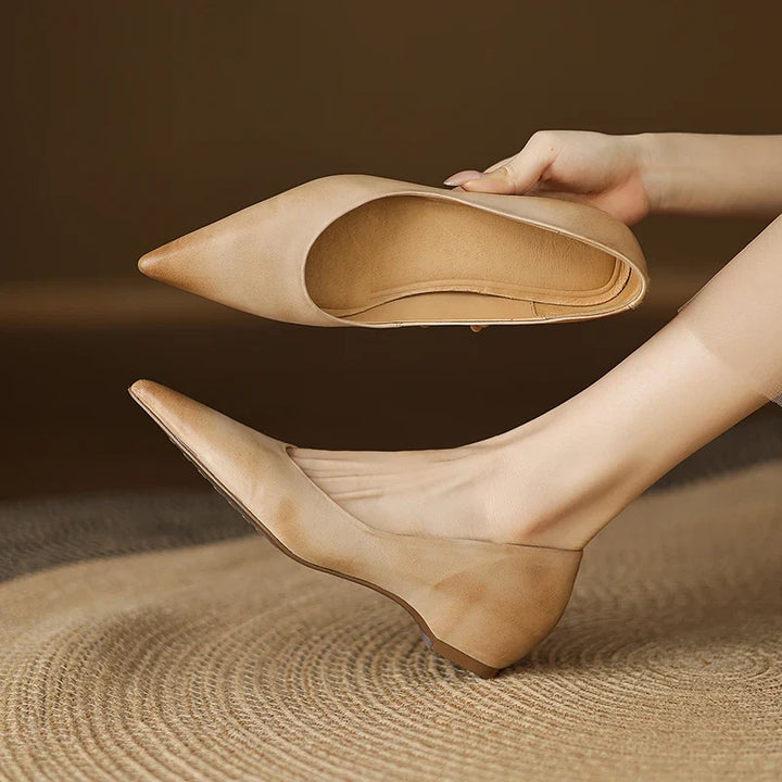 Avine Genuine Leather Flats