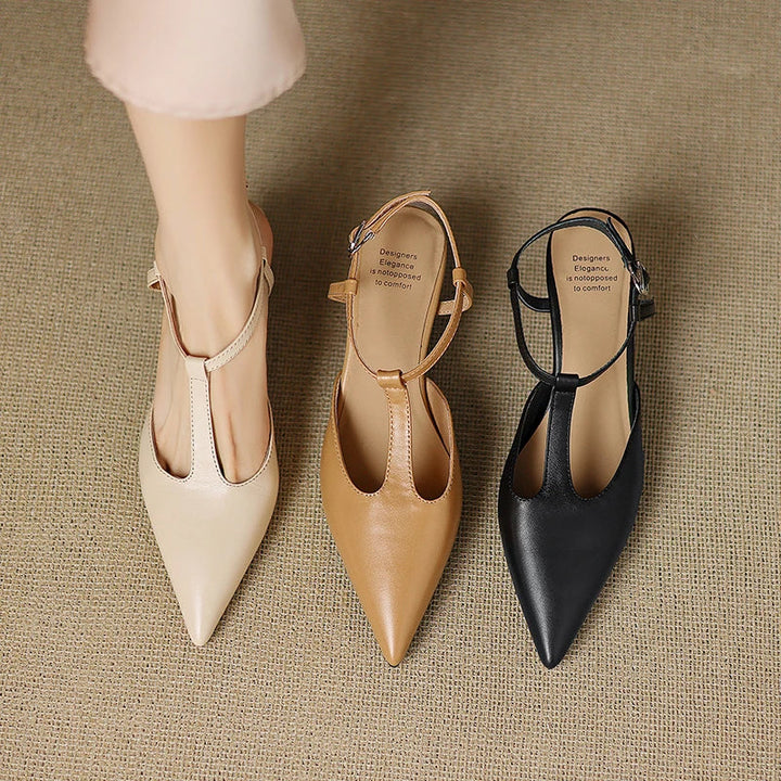 Authentic Leather Heels Serava
