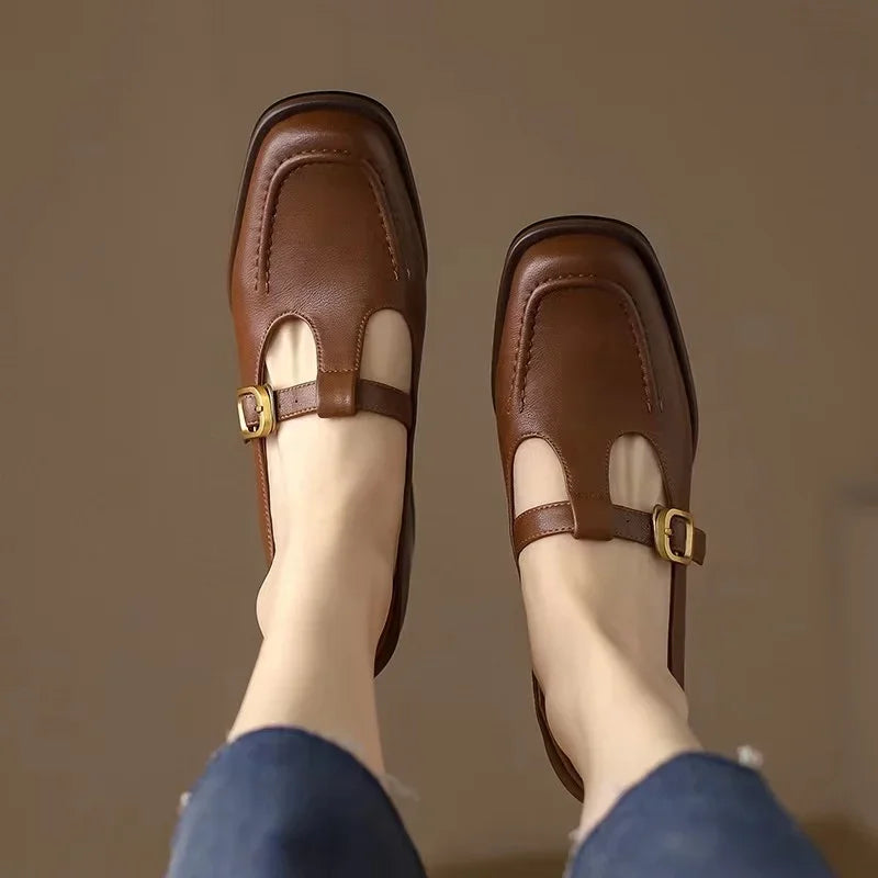 Emilia – Vintage Style T-Steg Shoes
