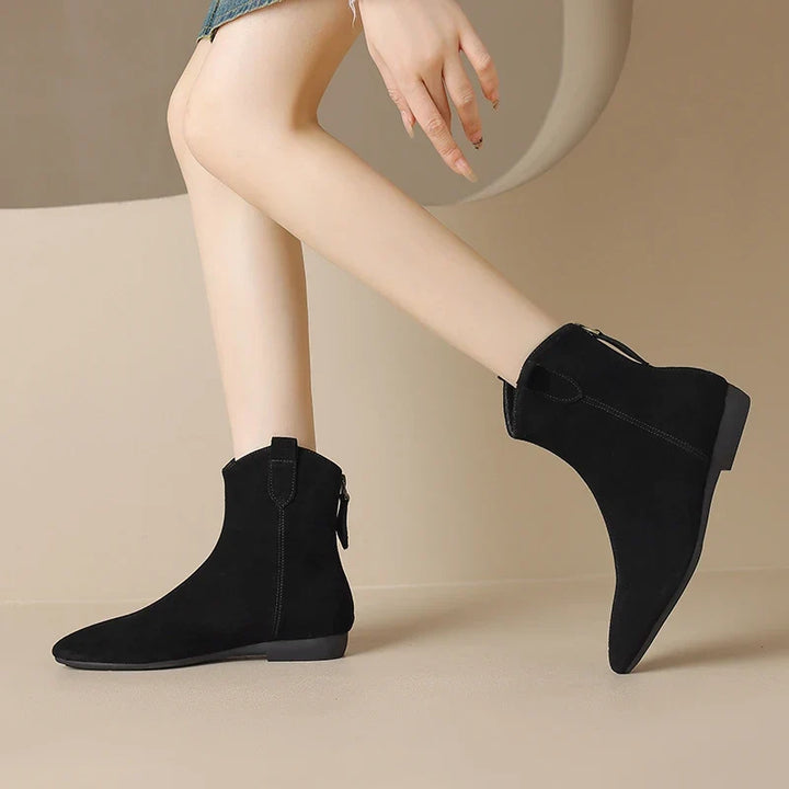 Renata Genuine Suede Chelsea Boots