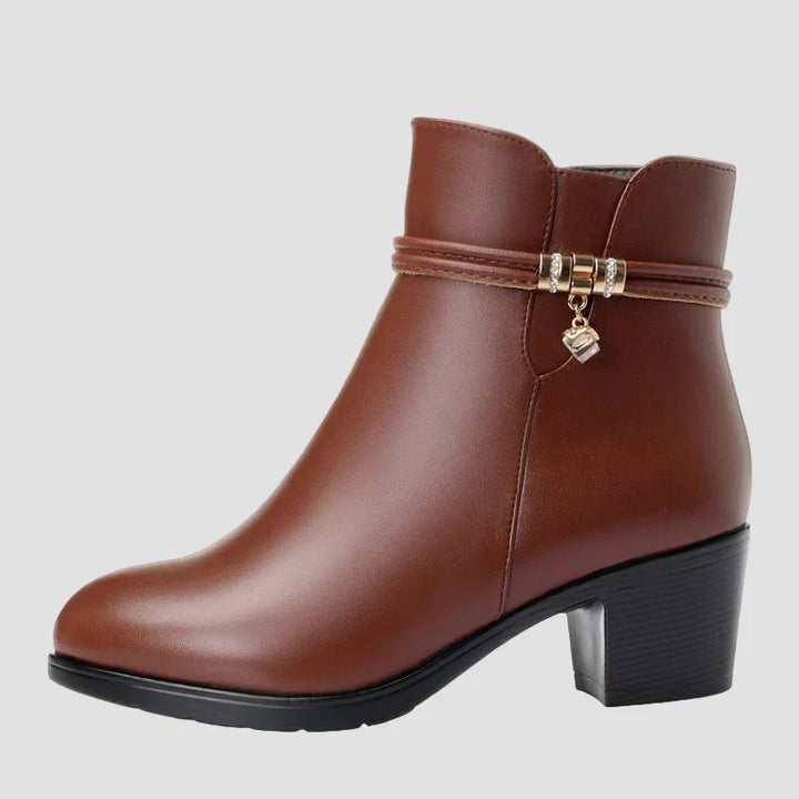 Frederica - Elegant Winter Boots with Zip
