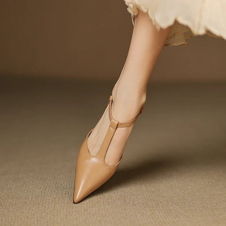 Authentic Leather Heels Serava