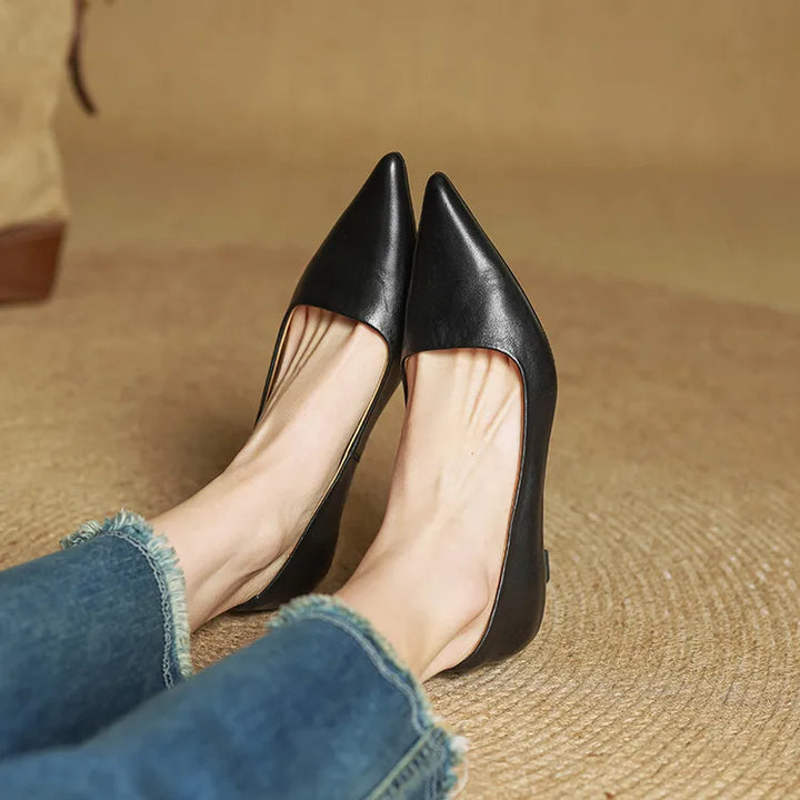 Genuine Leather Heels
