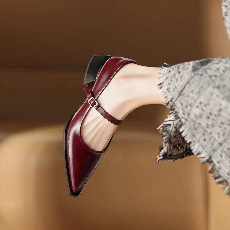 Authentic Leather Allure Heels
