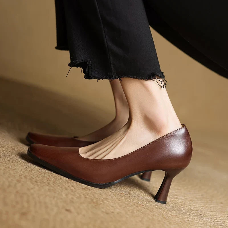 Diara Leather Heeled Shoes