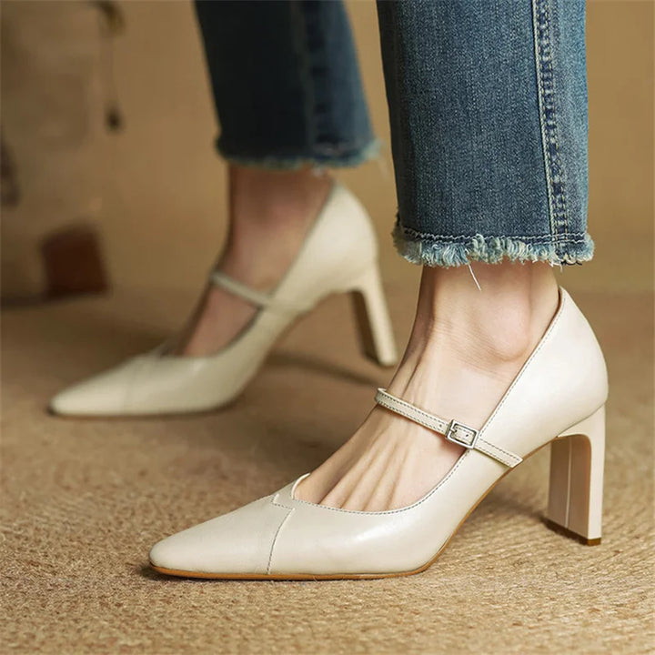 Genuine Leather Espadrilles