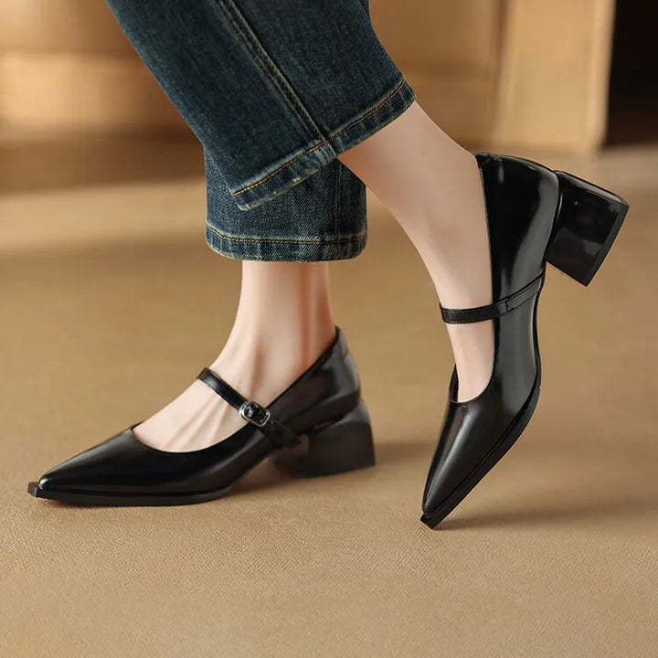 Authentic Leather Allure Heels