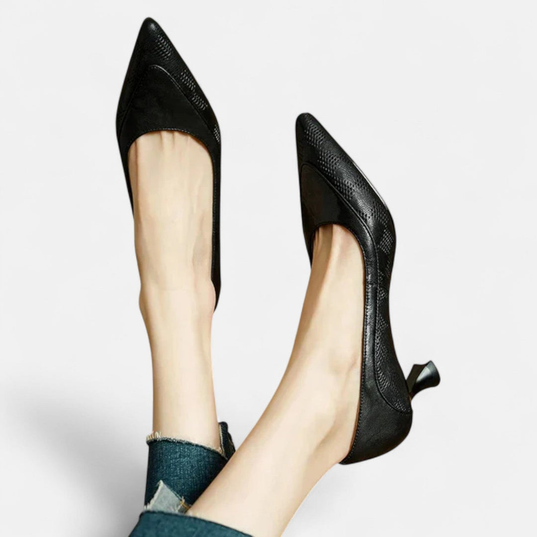 Augustinos | Leather Heeled Shoes