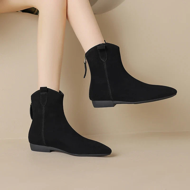 Renata Genuine Suede Chelsea Boots