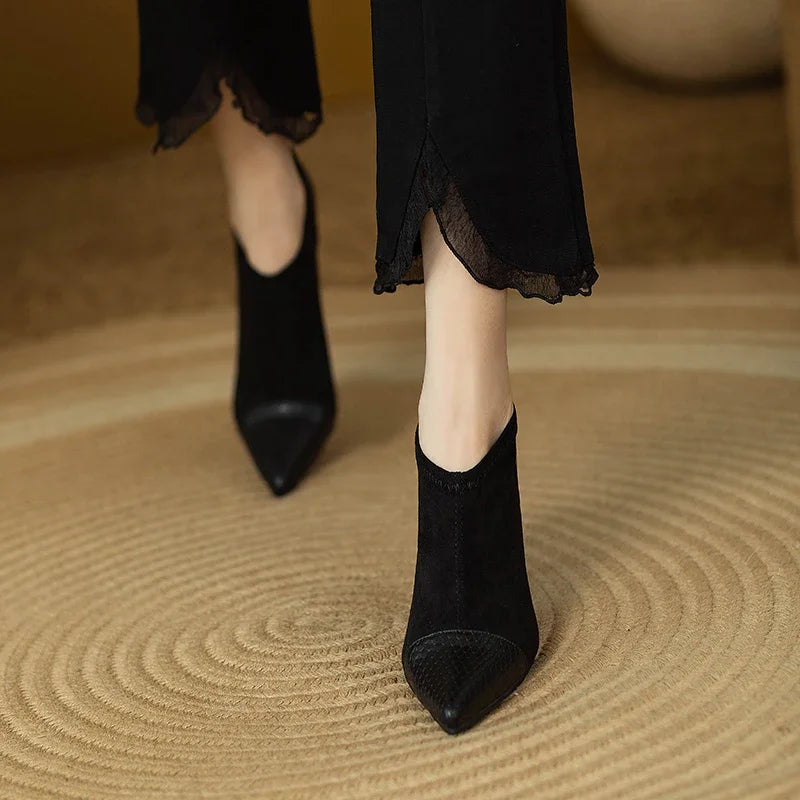 Deep Leather Heels