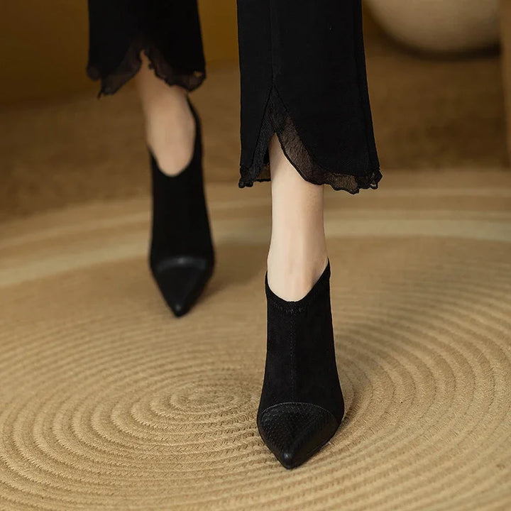 Deep Leather Heels