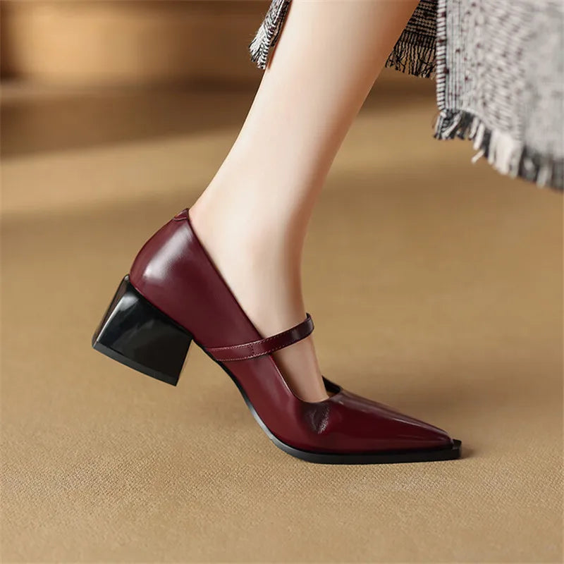 Authentic Leather Allure Heels