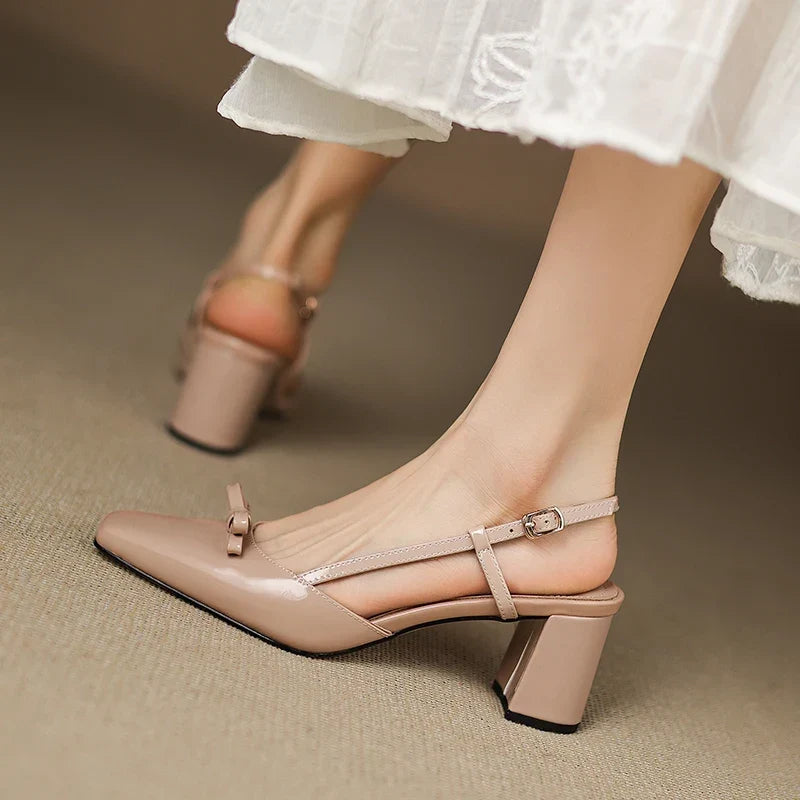 Authentic Leather Melani Heels