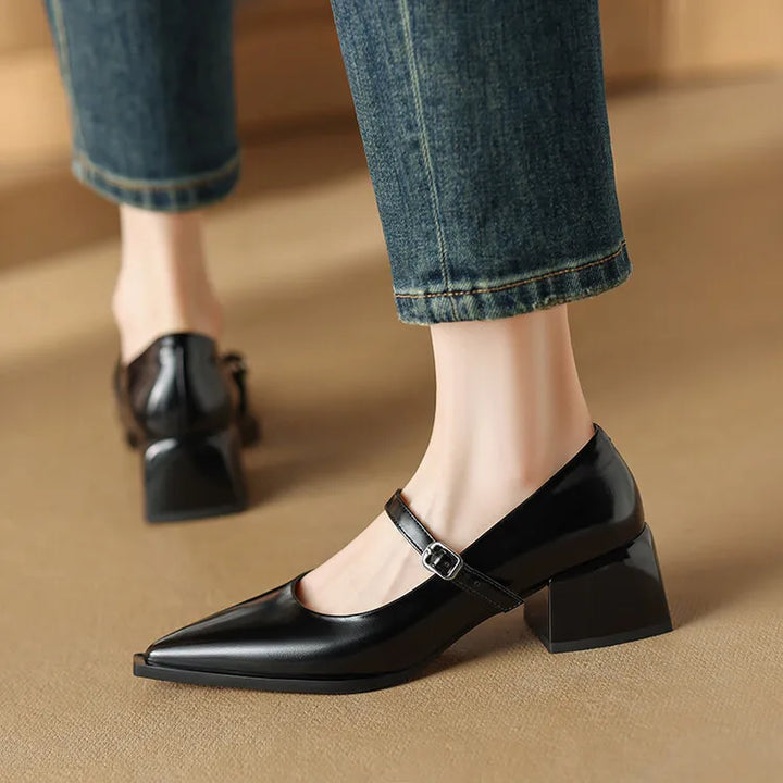 Authentic Leather Allure Heels