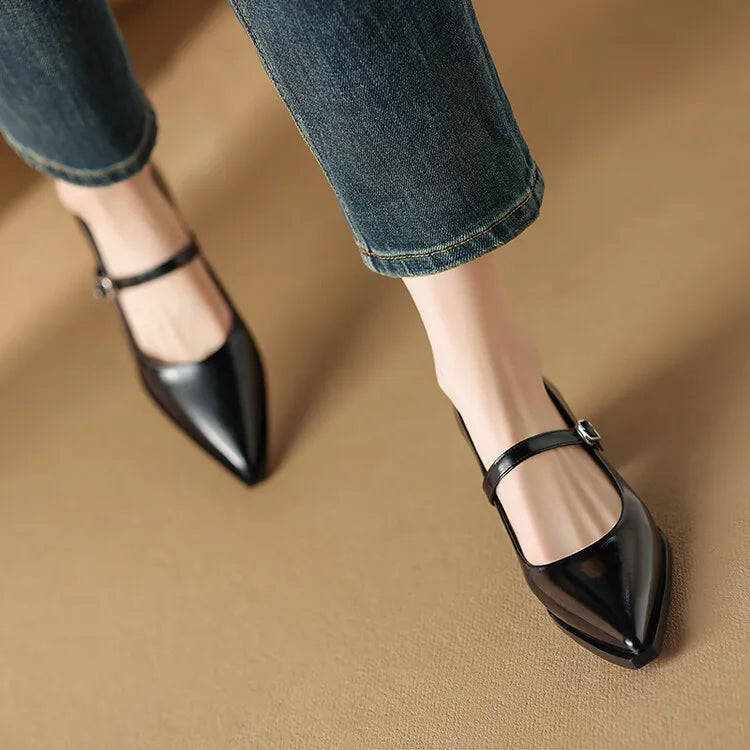 Authentic Leather Allure Heels