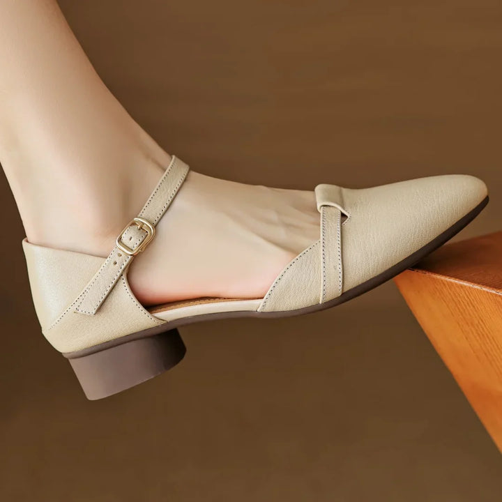 Authentic Leather Heels Laney