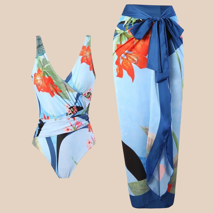 Esmeralda – Beach Set with Satin Skirt