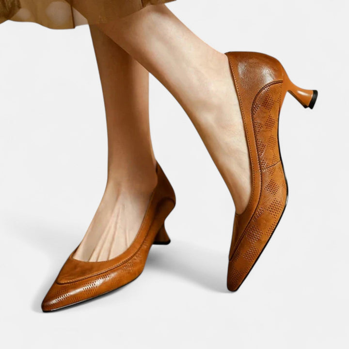 Augustinos | Leather Heeled Shoes