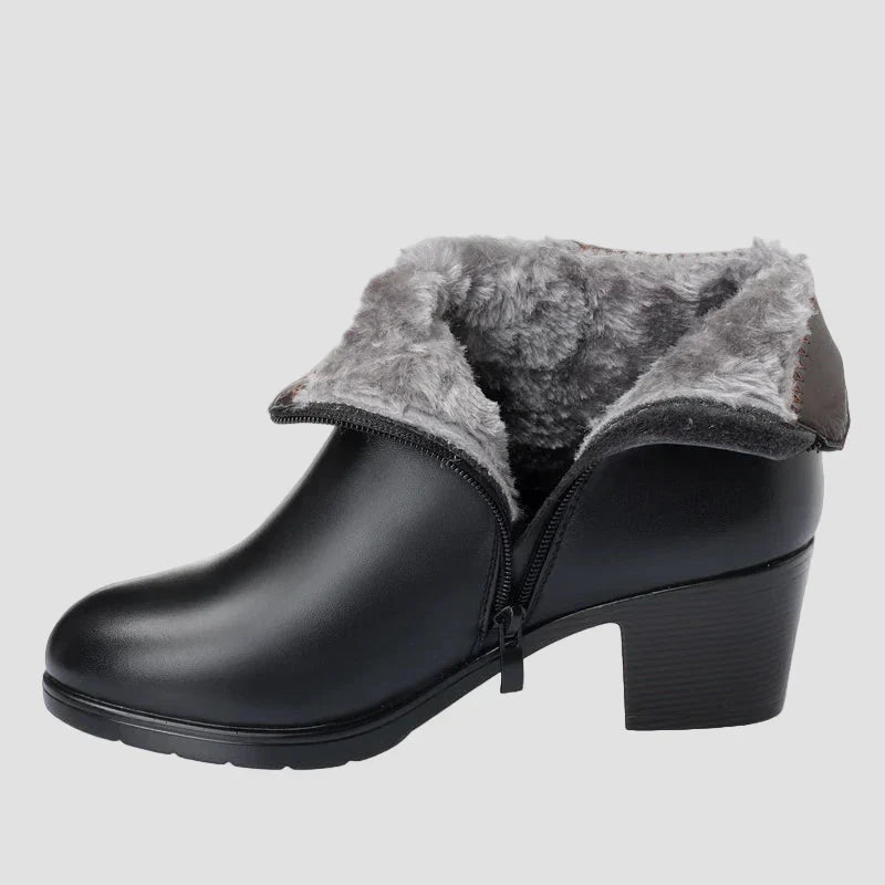 Frederica - Elegant Winter Boots with Zip