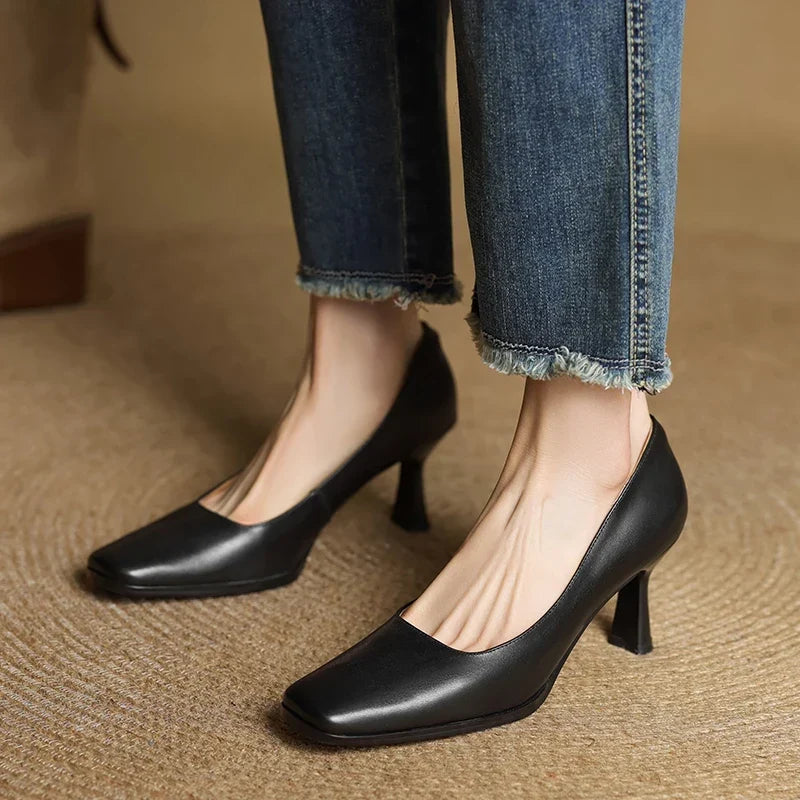 Diara Leather Heeled Shoes