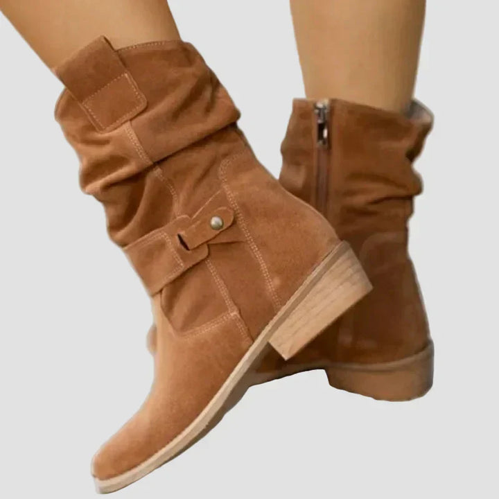 Euthalia - Classic Suede Ankle Boots
