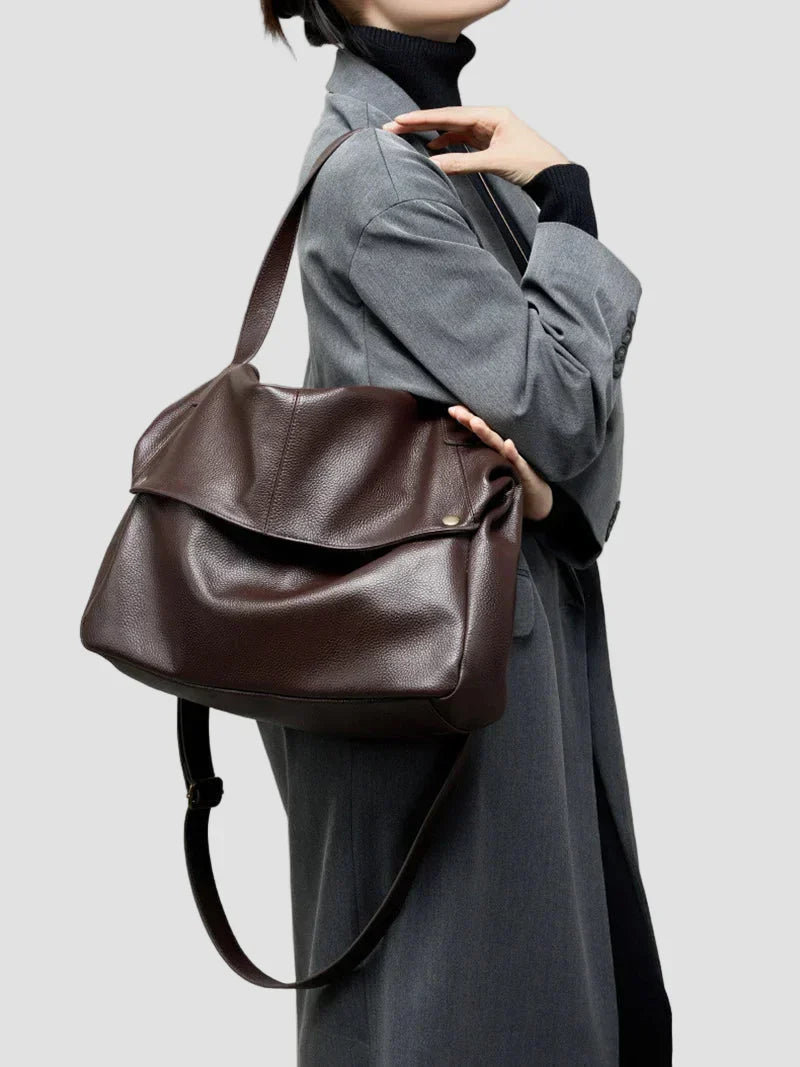Adriani - Retro Genuine Leather Soft Minimalist Bag for Everyday Use