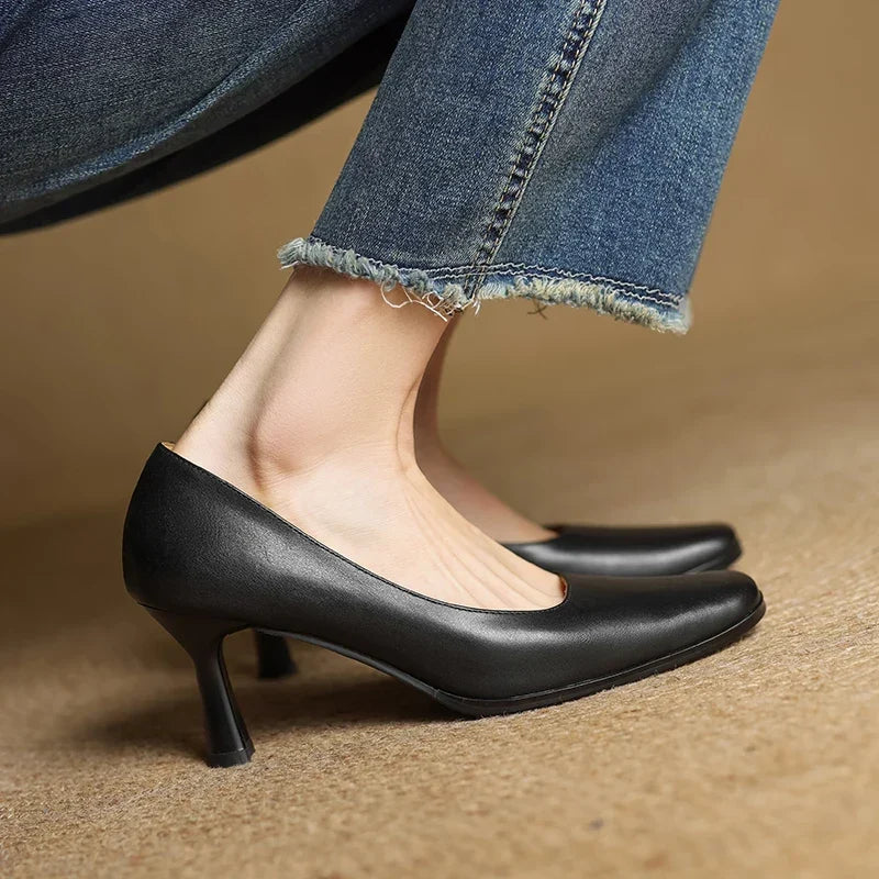 Diara Leather Heeled Shoes