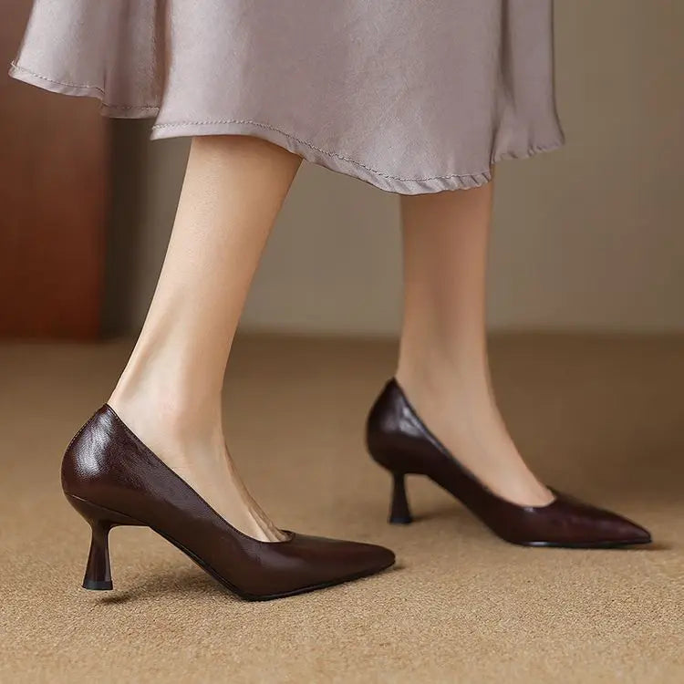Avero Genuine Leather Heels