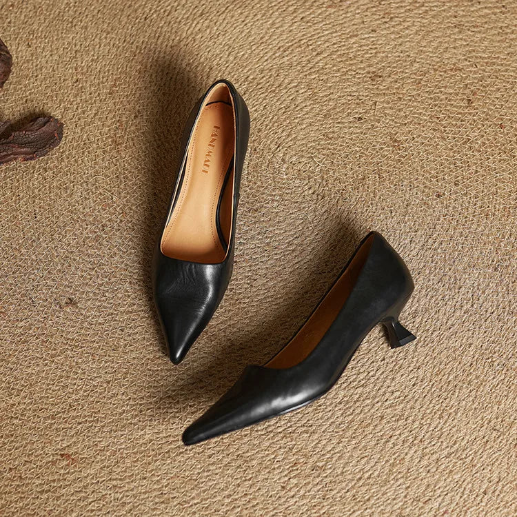 Genuine Leather Heels