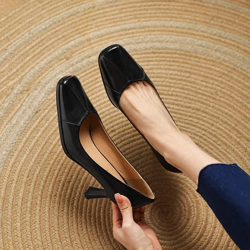 Authentic Leather High Heels
