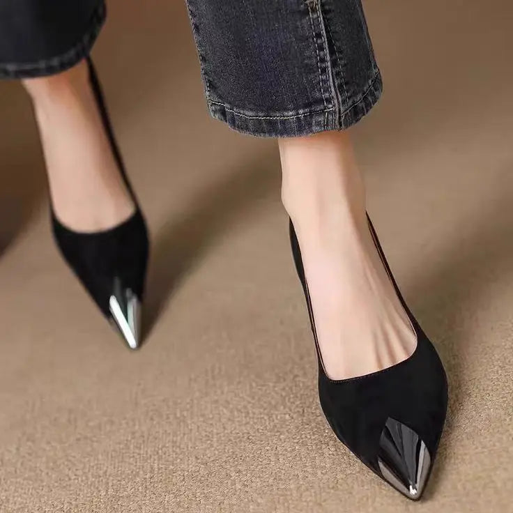 Authentic Leather Heels Livia