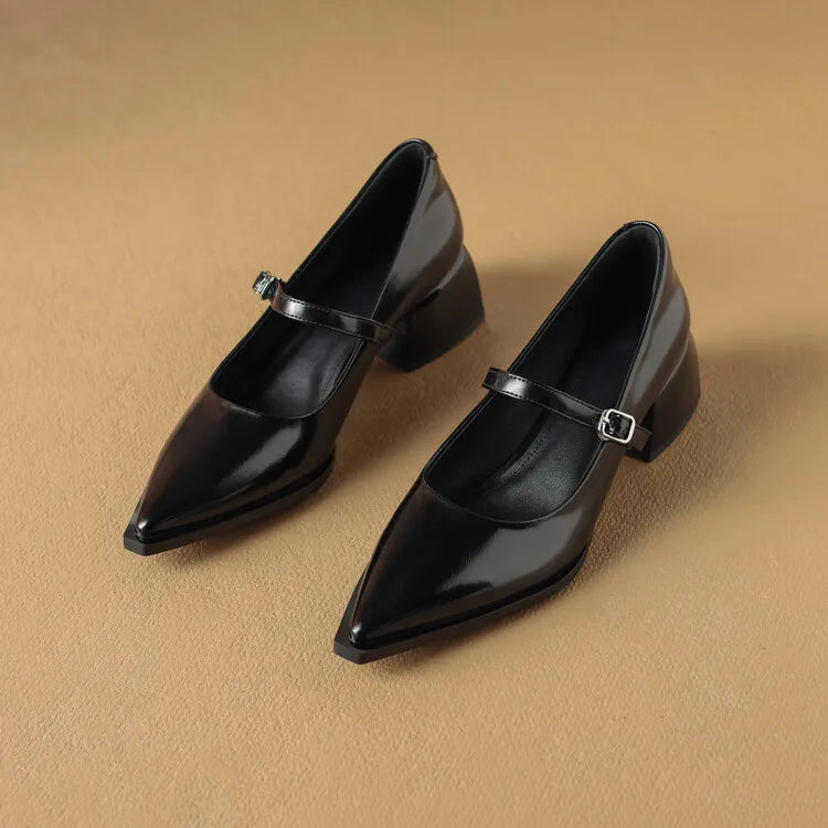 Authentic Leather Allure Heels