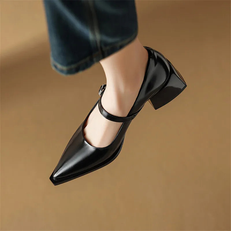 Authentic Leather Allure Heels